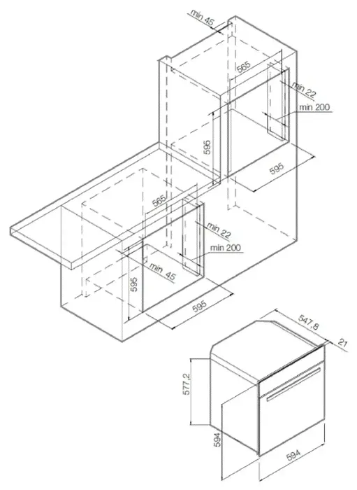 Электрический духовой шкаф GRAUDE BM 60.2 W, белый-1